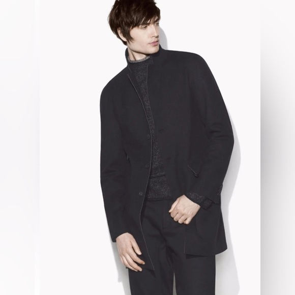 John Varvatos Raw Edge Japanese Fabric Coat. Size USA 36 EU 46 - Picture 1 of 12